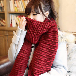 秋冬毛線長圍巾圖片大全 溫暖與時尚的完美結合